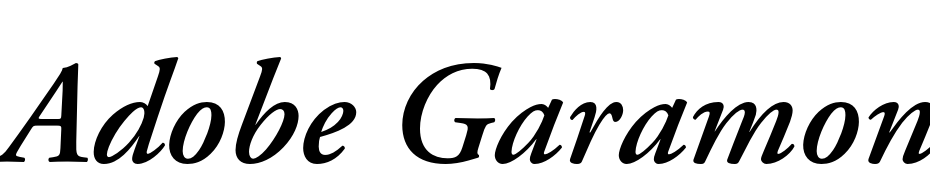 Adobe Garamond Pro Semibold Italic Font Download Free